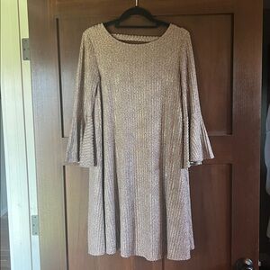 AGB Metallic Knit Dress